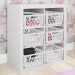 Nicho Organizador Multifuncional Tecno Mobili 71,8cm 6 Prateleiras 6 Cestos Branco/Branco OG2201