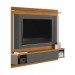 Painel Home Linea Brasil Barcelona 220cm Para TV até 75” + Kit Fita Led Nature/Chumbo 810010143/207063