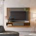 Painel Home Linea Brasil Genebra Para TV até 65” Ripado Nature/Chumbo 810006070/207063