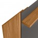 Painel Linea Brasil Aurora Para TV até 60” Nature/Chumbo 810006048/207063