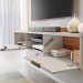 Painel Notável NT 1205 para TV até 65 Polegadas Freijó Trend/Off White