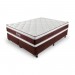 Cama Box Prorelax Prata Casal 138x188x70cm Mola Ensacada + Euro Top Dupla Face D33 (PR03/S01-1)