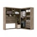 Quarto Compacto Casal Santos Andirá Paris 233x175cm Castanha/Off White 148727