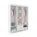 Guarda-Roupa Bambinello Light 6x2 Quebec 6 Portas 2 Gavetas com Pés Acácia 201639028 