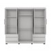 Guarda-Roupa Araplac GR 2264 6 Portas 4 Gavetas Com Pés Branco 2264-50
