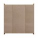 Guarda-Roupa Araplac GR 1477 4 Portas 6 Gavetas Com Espelho Freijo/Baunilha 1477-96/800E