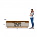 Rack Linea Brasil Araçatuba Para TV até 75” Nature/Off White 810003054/207039