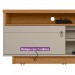 Rack Linea Brasil Araçatuba Para TV até 75” Nature/Off White 810003054/207039
