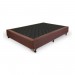 Base Box Prorelax Prata Casal 138x188x25cm Marrom Bordado (S01-1) 