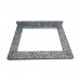 Tampo Granil para Cooktop 5 Bocas 80cm Granito Ocre