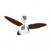 Ventilador de Teto Ventisol Fharo Dupla Face com Lustre 3 Pás 127V 130W Alumínio/Tabaco 380