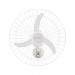 Ventilador de Parede Ventisol Comercial 3 Pás 60cm Bivolt 200W Branco 545 