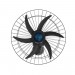 Ventilador de Parede Ventisol Steel 6 Pás 60cm Bivolt 230W Preto 10274