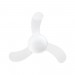 Ventilador de Teto Ventisol Petit com Lustre 3 Pás 127V 130W Branco 374