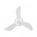 Ventilador de Teto Ventisol Sunny 3 Pás 127V 130W Branco 414 