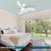 Ventilador de Teto Ventisol Sunny Controle Remoto 3 Pás 127V 130W Branco 416