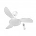 Ventilador de Teto Ventisol Sunny Controle Remoto 3 Pás 127V 130W Branco 416