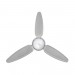 Ventilador de Teto Ventisol Wind 3 Pás com Lustre 127V 130W Branco 424